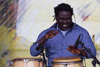 Alexey Marti on conga drums