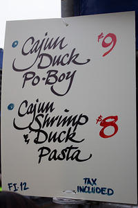 Crescent Catering menu