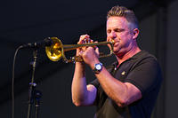 Jeremy Davenport on trumpet