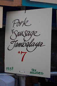 Wally Taillon menu