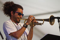 Ashlin Parker on trumpet