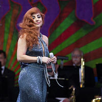 Lady Gaga the redhead