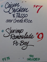 Food for Thought menu