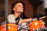 Johnny Vidacovich on drums