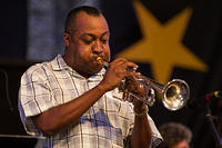 Jamil Sharif on trumpet