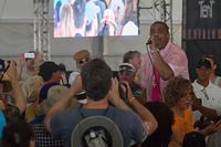 Glen in the crowd