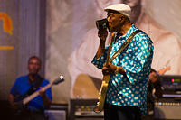 Buddy Guy takes a sip