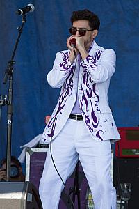 John plays harmonica
