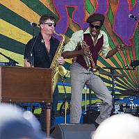 Wesley Watkins on trumpet