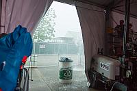 Downpour outside