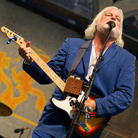 Johnny Sansone on guitar