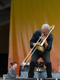 Lucien Barbarin on trombone