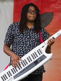 Mathew Means on keytar