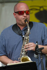 Marcus Ballard on sax