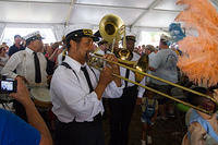 Fred Lonzo on trombone