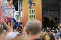 Jon Batiste waves goodbye