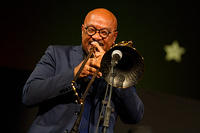 Greg Boyer on trombone