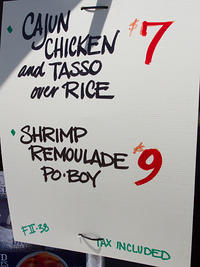 TJ Gourmet Menu