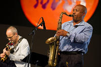 Roderick Paulin on saxophone