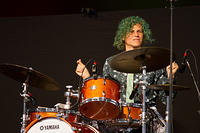 Simon Lott on drums