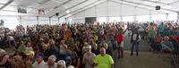 Jazz Tent Crowd Panorama