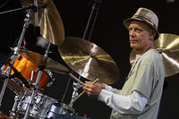 Johnny Vidacovich on drums