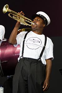 Kenneth Terry on trumpet