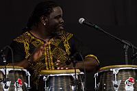 Alexey Marti on conga drums
