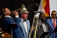 Chris Butcher on trombone