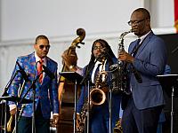 Scott Johnson on saxophone