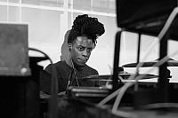 Walter Lundy on drums
