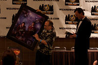 Signed poster auction
