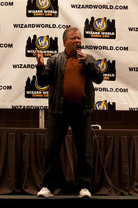 William Shatner gestures