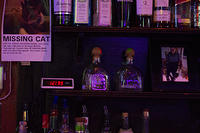 Alarm clock on the shelf at Buffa's