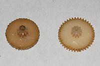 Worn Copal Motor Gear