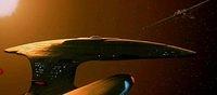 USS Enterprise-D approaches the Amargosa observatory