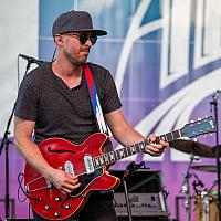 Chris Adkins on guitar